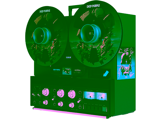 Revox B77 MK III Stereo Tape Recorder Tonbandmaschine – Deep Purple Limited Edition Detailansicht Detail View analoges HiFi Gerät